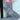 GRAY FLARED TROUSERS WITH ELEGANT BUTTERFLY EMBROIDERY