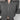 GRAY FUR TRIM ZIP-UP HOODIE VINTAGE-INSPIRED LOOSE JACKET WITH LETTER EMBROIDERY