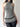GRAY HIGH NECK HALTER TOP WITH BELT