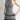 GRAY HIGH NECK HALTER TOP WITH BELT