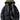 GRAY HOODED PUFFER JACKET WINTER OUTERWEAR