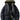 GRAY HOODED PUFFER JACKET WINTER OUTERWEAR