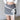 GRAY LACE TRIM MINI SKIRT WAIST MEASURES APPROXIMATELY