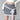GRAY LACE TRIM MINI SKIRT WAIST MEASURES APPROXIMATELY