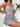GRAY LACE TRIM NIGHT DRESS SOLID COLOR NIGHT