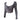 GRAY LONG-SLEEVED TIE-FRONT CROP TOP FOR WOMEN