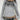 GRAY LONG-SLEEVED TOP WITH TRENDY LETTER PRINT DESIGN