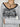 GRAY LONG-SLEEVED TOP WITH TRENDY LETTER PRINT DESIGN