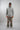 GRAY OVERSIZED ZIPPER HOODIE WITH TEXT ON BACK