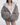 GRAY REVERSIBLE FAUX FUR HOODED JACKET