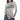 GRAY RIBBED KNIT SWEATER WITH DISTRESSED HEM AND SLEEVES