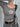 GRAY RIBBED LONG SLEEVE TOP WITH STAR PATCH Y2K STAR PATCH