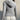 GRAY RIBBED ZIP-UP HOODIE CHIC GREY HOODIE RELAXED FIT