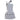 GRAY ROSETTE TOP AND PLEATED MINI SKIRT SET