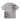 GRAY SKULL-FLOWER JERSEY SHIRT WITH COMFORTABLE LOOSE FIT