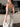 GRAY SLIM FIT BANDEAU TOP AND WHITE PANTS SET