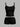 GRAY STRAPLESS CAMI SET SOLID COLOR ELASTANE FABRIC