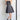 GRAY STRAPLESS PLEATED DRESS FOR WOMEN