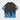 GRAY T-SHIRT WITH BLUE FLAME DESIGN - BLUE WASHED FLAMES