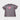 GRAY T-SHIRT WITH PINK HEART AND DETAILED SIZE GUIDE