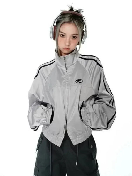 ジャケット・アウター y2k 00s archive gray cotton jacket Vintage Y2K Lost Enterprises Jacket Men's Size Medium Dark