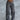 GRAY VINTAGE CARGO PANTS WITH DRAWSTRING DETAILS - CARGO PANTS