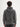 GRAY ZIP-UP HOODIE WITH SOLID COLOR KNIT FABRIC AND SLIGHT STRETCH