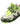 GREEN AND BLACK PATTERNED SNEAKERS CASUAL LOW-HEELED ROUND TOE