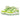 GREEN AND WHITE PLATFORM SNEAKERS