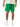 GREEN CHECKERED CORDUROY SHORTS WITH EMBROIDERED DRAWSTRINGS