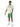 GREEN CHECKERED CORDUROY SHORTS WITH EMBROIDERED DRAWSTRINGS