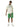 GREEN CHECKERED CORDUROY SHORTS WITH EMBROIDERED DRAWSTRINGS