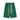 GREEN CHECKERED CORDUROY SHORTS WITH EMBROIDERED DRAWSTRINGS