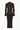 GREEN COLLARED KNIT MAXI DRESS WITH RIBBED BUTTON PLACKET