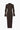 GREEN COLLARED KNIT MAXI DRESS WITH RIBBED BUTTON PLACKET