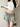 GREEN DENIM PLEATED MINI SKIRT