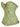 GREEN FLORAL BROCADE CORSET TOP WITH STRAW GREEN LACE