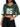 GREEN FOOTBALL JERSEY Y2K STYLE COLOR BLOCK TOP
