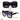GREEN GRADIENT OVERSIZED DECORATIVE EYEGLASSES