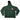 GREEN HEART PRINT HOODIE