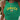 GREEN JAMAICA TANK TOP WITH CREW NECK