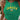GREEN JAMAICA TANK TOP WITH CREW NECK