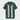 GREEN KNIT POLO SHIRT WITH VERTICAL STRIPES - STYLISH STREETWEAR