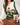 GREEN KNITTED VEST WITH WHIMSICAL LANDSCAPE DESIGN FEATURING MUSHROOM AESTHETIC KNIT