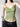 GREEN MESH PATCHWORK TOP AND MIDI SKIRT SET