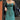 GREEN PAISLEY PRINT DRESS WITH FLATTERING SLIM FIT