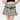 GREEN PLAID PLEATED MINI SKIRT WITH BELT