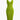 GREEN RIBBED KNIT MIDI DRESS CASUAL KNIT JERSEY FASHION ESSENTIAL