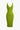 GREEN RIBBED KNIT MIDI DRESS CASUAL KNIT JERSEY FASHION ESSENTIAL