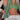 GREEN SEQUINED CROP TOP WITH BANDAGE DESIGN